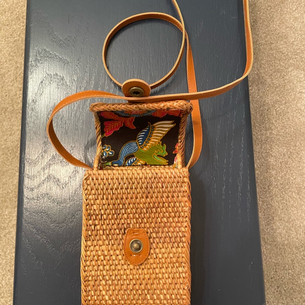 Wicker Crossbody Bag small - Picture 2 of 4